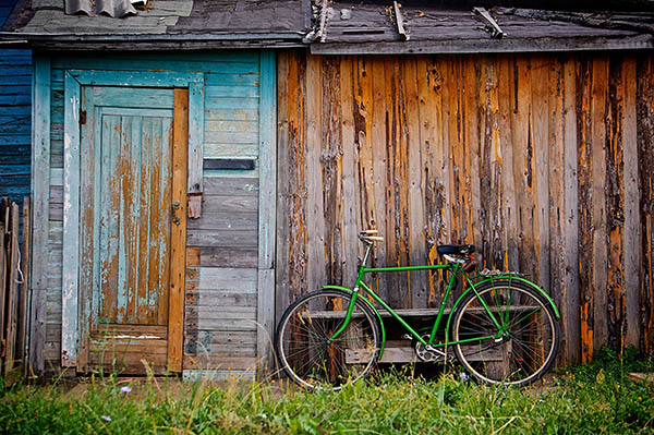 Shed with bike