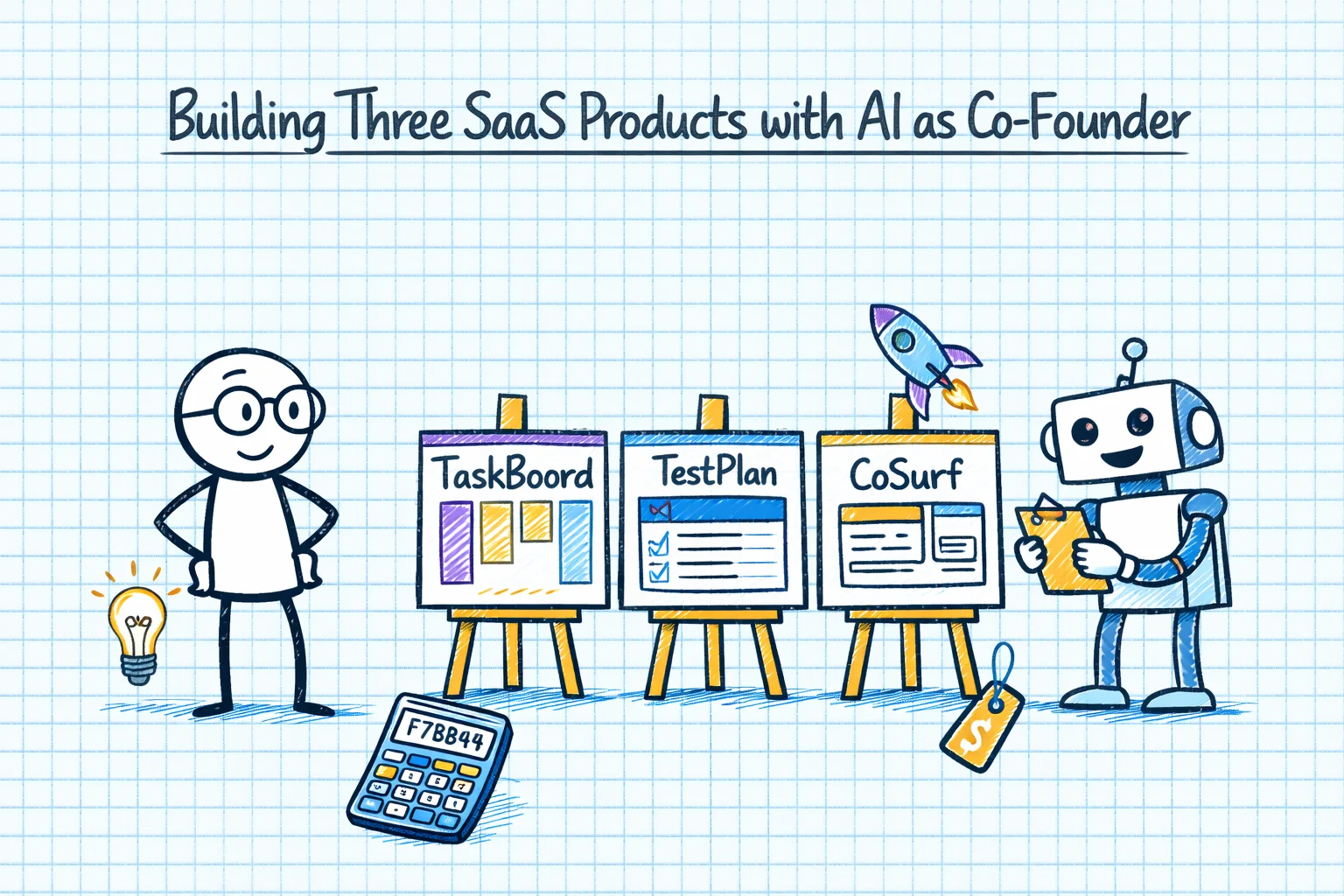 Building Three SaaS Products with AI as Co-Founder